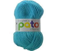 Cygnet Pato Chunky Yarn - Kniting Wool - 5 Balls X100g - Pato Chunky - Baby Blue