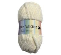 Cygnet Scrumpalicious Super Chunky Chenille Knitting Yarn 200g Ball Shade 0770 Marshmallow