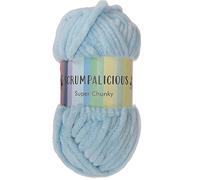 Cygnet SCRUMPALICIOUS Super Chunky Chenille Yarn - 200g Ball (Arctic Blue - 6006).