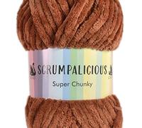 Cygnet Scrumpalicious Super Chunky Chenille Yarn (Latte 0110)