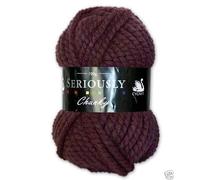 Cygnet SERIOUSLY CHUNKY Knitting Acrylic Yarn / Wool 100g - 306 Plum by Cygnet