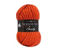 Cygnet SERIOUSLY CHUNKY Knitting Acrylic Yarn / Wool 100g - 4888 Burnt Orange