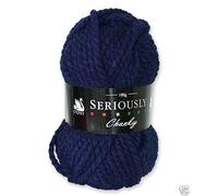 Cygnet Seriously Chunky Knitting Acrylic Yarn/Wool 100g - 708 Cornflower