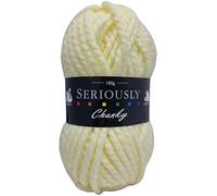 Cygnet Seriously Chunky Knitting Yarn/Wool - 100g Ball - 64 Shades (Lemon Zest - 978)