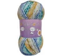 Cygnet Tickly Tots DK 100g - Self-Striping Acrylic Knitting Yarn (Head in The Clouds 7222)