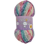 Cygnet Tickly Tots DK 100g - Self-Striping Acrylic Knitting Yarn (Starlight 7333)