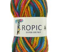 Cygnet Tropic Super Chunky Acrylic Knitting Yarn (Peacock 507)