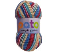 Cygnet Yarns DK Acrylic Prints Yarn, 100% Acrylic, 4.00mm Needles, 100g Balls, 290m Length per Ball, Brightly Striped Colorway (Toybox 692)