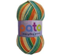 Cygnet Yarns DK Acrylic Prints Yarn, 100% Acrylic, 4.00mm Needles, 100g Balls, 290m Length per Ball, Brightly Striped Colorway (Daisychain 694)