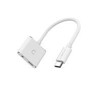 Cygnett Adapter audio USB-C to mini jack 3.5mm i USB-C Essential (white)