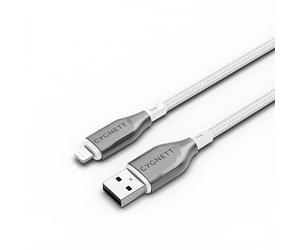 Cygnett Armoured Lightning To USB-A Cable - White 1m