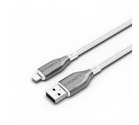 Cygnett Armoured Lightning To USB-A Cable - White 2m