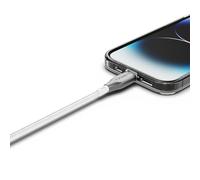 Cygnett Armoured Lightning To USB-A Cable - White 2m