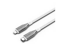 Cygnett Armoured Lightning to USB-C Fast-Charging Cable 30W (2m, White)