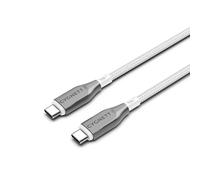 Cygnett Armoured USB-C to USB-C 60W Fast Charging Cable USB 2.0 (1m, White)