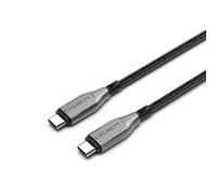 Cygnett Armoured USB-C to USB-C 60W Fast Charging Cable USB 2.0 (2m, Black)