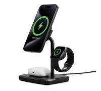 Cygnett ChargeBase Qi2 3-in-1 Magnetic Wireless Charger - Fast Charging for iPhone, AirPods, and Apple Watch