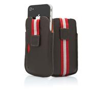 Cygnett CYGCY0431CPBOS Boston Leather Case for Apple iPhone 4/4s BRAUN