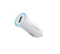 Cygnett Essentials Car Charger, 18W USB-A, White
