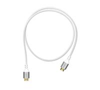 CYGNETT HDMI to HDMI 8k 48Gbps Braided Nylon Cable 1.5m, White