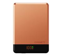 CYGNETT Magnetic External Battery 5000 mAh with USB-C port, Rose gold