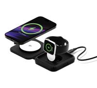 Cygnett MagTravel Qi2.0 2-in-1 Smartphone, Smartwatch Black USB Wireless charging Fast charging Indoor