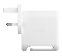 Cygnett PowerMaxx 70W Dual Port GaN Wall Charger - White UK -