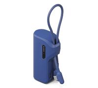 Thumboost 5K Power Bank with semi-integrated USB-C Silicone Cable - Neon Dusk