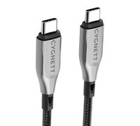 CYGNETT USB-C to USB-C Armoured Recharge 100W and Sync 480 Mbps 2m