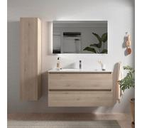 Cygnus bath Bequia Vanity Unit 100Cm Natural Basin Ceramic