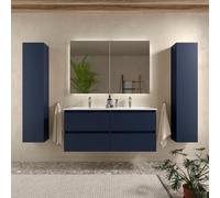 Cygnus bath Bequia Vanity Unit 120Cm Matt Blue Basin Ceramic