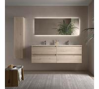 Cygnus bath Bequia Vanity Unit 160Cm Natural Vilna Basin Solid Surface