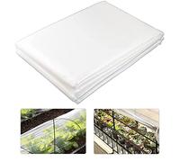 CYH 2M X 3M Thick Clear Heavy Duty Polythene Plastic Sheeting Proof Membrane Garden Grow Polythene Cover Sheets for Gardening Insulation and Building Rubble Protection 125Mu / 500G