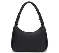 CYHTWSDJ Shoulder Bags for Women, Cute Hobo Tote Handbag Mini Clutch Purse with Zipper Closure, Braid Black, L
