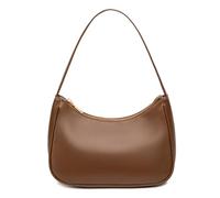 CYHTWSDJ Shoulder Bags for Women, Cute Hobo Tote Handbag Mini Clutch Purse with Zipper Closure, Chocolate, L
