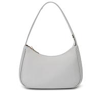 CYHTWSDJ Shoulder Bags for Women, Cute Hobo Tote Handbag Mini Clutch Purse with Zipper Closure, Grey, L