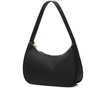 CYHTWSDJ Women's Shoulder Bags, Cute Hobo Carry Bag, Mini Clutch Wallet with Zipper, Nylon Black, Large, Nylon Black, L