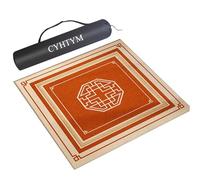 CYHTYM Chinese Style Mahjong Mat with Handbag, Anti Slip Silent Table Mat(Orange,80CM/31.5")