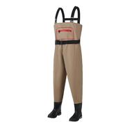 CYHTYM Hip Waders Ultra Lightweight Waterproof Hip Waders Pants, Men's and Women's Diving Fishing Pants(Yellow,9.5)
