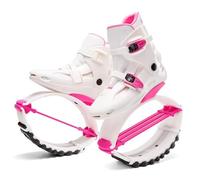 CYHTYM Kangaroo Jump Shoes Women's Fitness Moon Boots,Anti-Gravity Running Boots，Load 121-198lbs(Large)