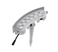 CYHTYM Palm Tree Lights Plug in Wired Outdoor Palm Ring Tree Light, 12W 2000K Golden Yellow LED Landscape Spotlight, Expandable Interlocking (AC220V,10SETS)