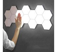 CYHY Splicing LED Smart Light, Wall Lamp Hexagonal, Panels A Bright LED For Lighting A Wall For Inside, Modular Touch Sensitive Lights honeycomb Decorative (Size : 8piece)