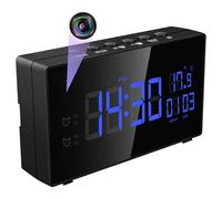 CYI WiFi5G Spy Camera Clock, HD1080P Portable Hidden Spy Camera, Mini WiFi Indoor Wireless Camera with 135° Wide Angle Night Vision Motion Detection for Home, Office, etc.