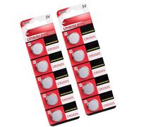 CYILPR Set Of 10pc/5pc CR2025 Coin Batteries CR2025 3V Lithium Button Cell For Watches Calculators Portable Electronics