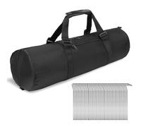 Cyiwniao GCP Carrying Bag with 40 Metal Stakes - Drone Ground Control Point Storage bag - Easily storage, transport and anchor your GCPs