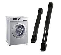 CYJAZNHH Heavy Duty Washing Machine Base - Extensible Appliance Roller For Fridges, Washers, Dryers & Dishwashers - Supports Up To 300 Kg(Black)
