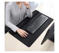 CYJAZNHH Mouse Mat Wrist Support Pad, Extended 3-in-1 Keyboard N Mouse Wrist Rest Pad Memory Foam Hand Rest Support Desk Mat Gaming Pad Wrist Pillow Cushion Office&Home-Black