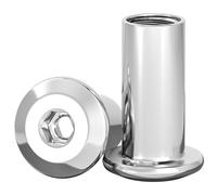 CYJAZNHH Pack Of 20 M8 304 Stainless Steel Hex Lock Nuts - Secure Fasteners For M8 Screws (12mm-20mm Length)(14mm)