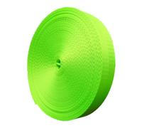CYJAZNHH Webbing Strap Tape, Nylon Herringbone Webbing Strap Multicolor 25-38mm X 5-20 Yard(Bright Green,38mm x 10 yard)