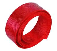 CYJAZNHH Webbing Strap Tape, Nylon Webbing Band Herringbone 25mm 1 Inch Multicolor Pack Of 5/10/20 Yard(Red,20 yard)